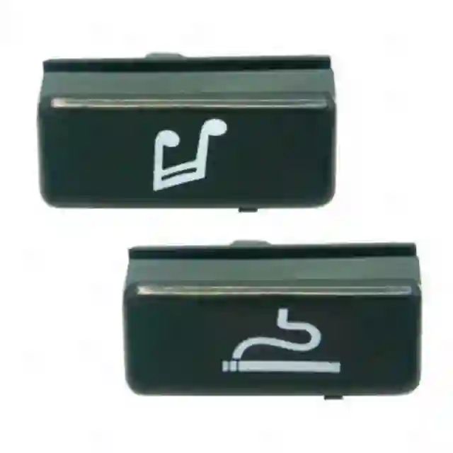 کلید پنل ضبط و جاسیگاری خودرو وارون مدل P         مناسب برای پژو پارس بسته   عددی