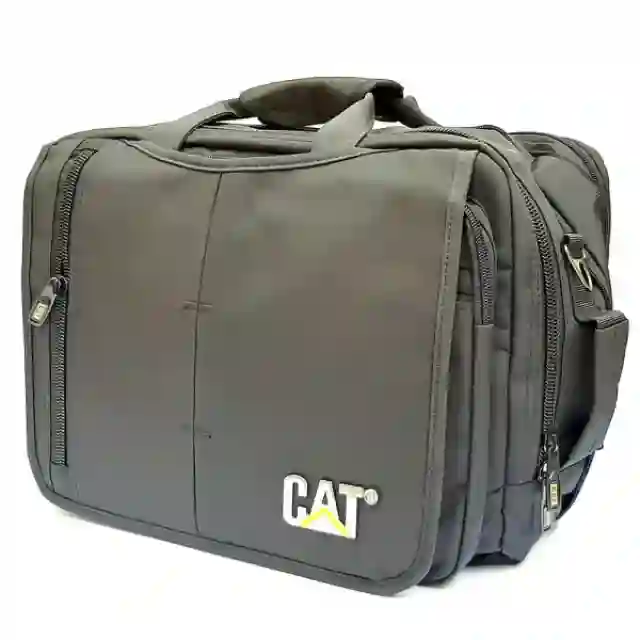 کیف لپ تاپ طرح CAT مدل سه کاره  دستی، دوشی و کوله پشتی  کد   