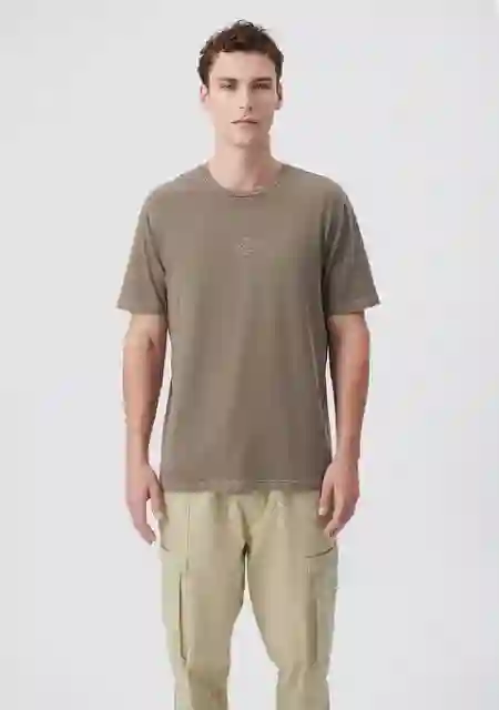 تی شرت آستین کوتاه مردانه ماوی