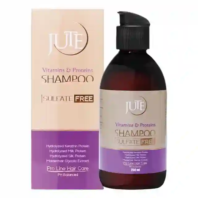 خرید اینترنتی شامپو مو ژوت با کد              Jute Vitamin And Protein Shampoo Sulfate Free  