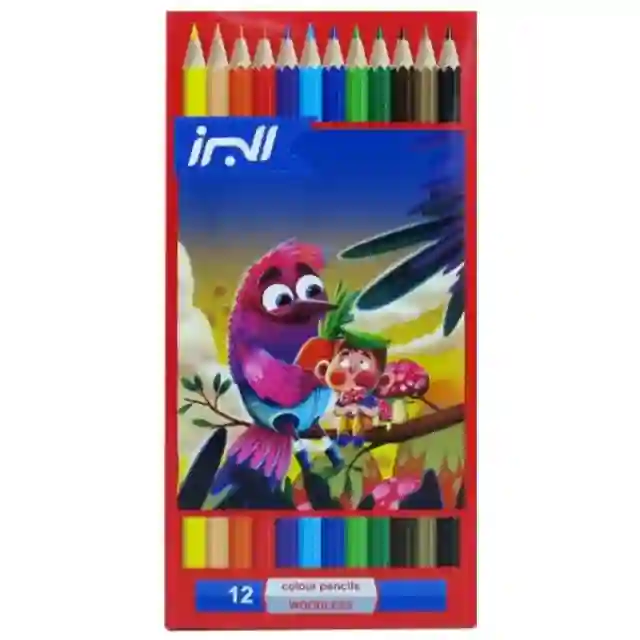 مداد رنگی    رنگ البرز جعبه مقوایی مدل WOODLESS
