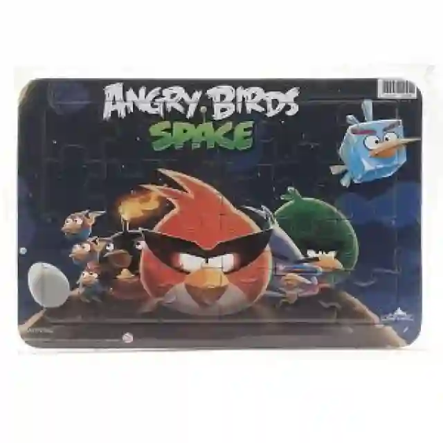 پازل کودکانه    تکه مقوایی پشت وایت برد Ice Berg طرح Angry Birds