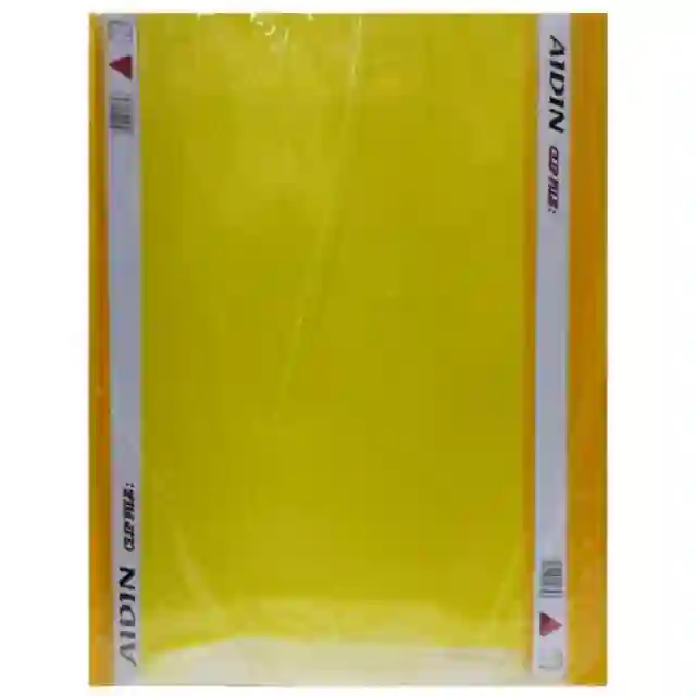 پوشه پلاستیکی A  آیدین زرد بسته    عددی